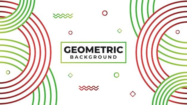 Geometric line art background design