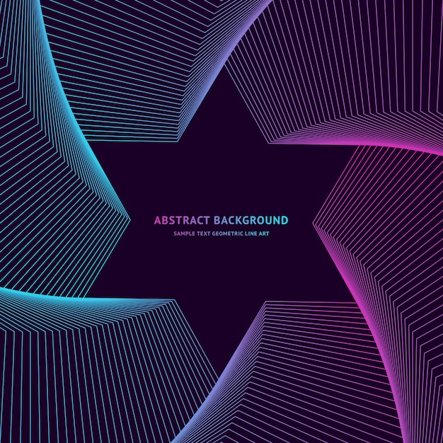 Geometric Line Art Background