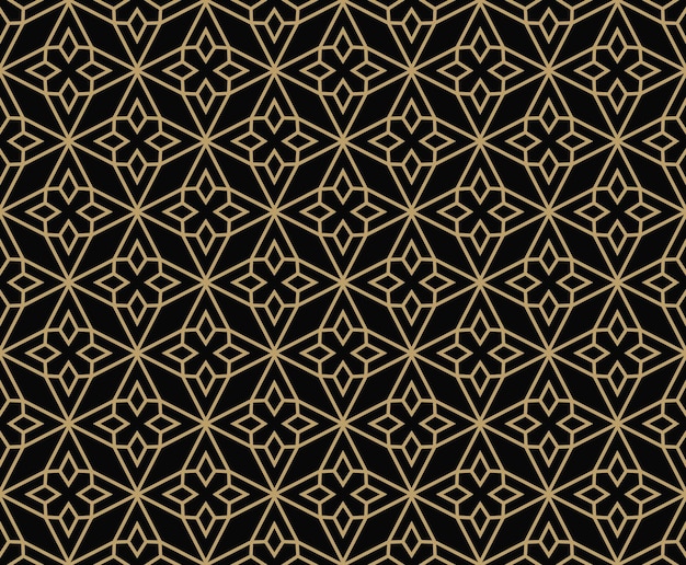 기하학적 라인 장식 원활한 패턴 현대 최소한의 스타일 패턴 배경