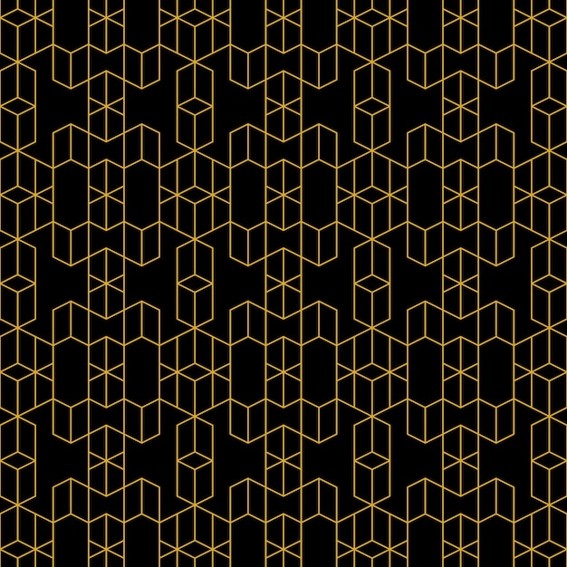 Geometric Line Pattern Vector