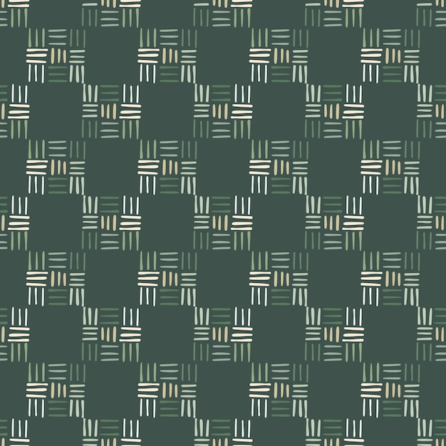 Geometric line shapes endless wallpaper. geometric seamless pattern with dash line.