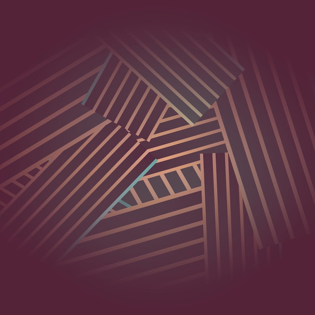 Geometric lines on dark background