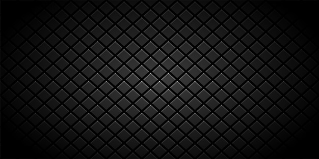 Vector geometric lines pattern on dark black background