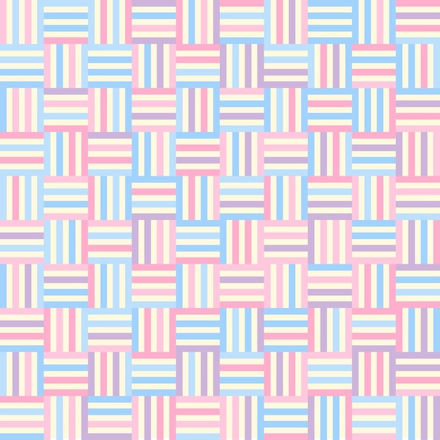 Vector geometric lines pattern vector vintage pastel different colors retro colorful geometric background