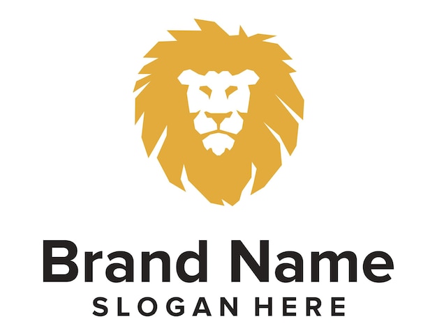 Geometric Lion  Logo Monogram