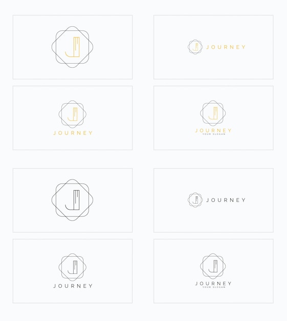 Vector geometric logos eps