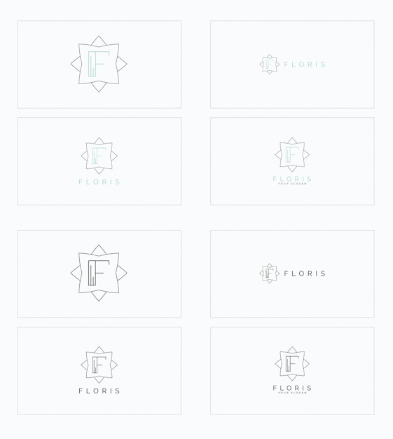 Vector geometric logos eps