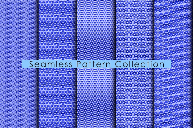 geometric luxury pattern set geometric seamless pattern set
