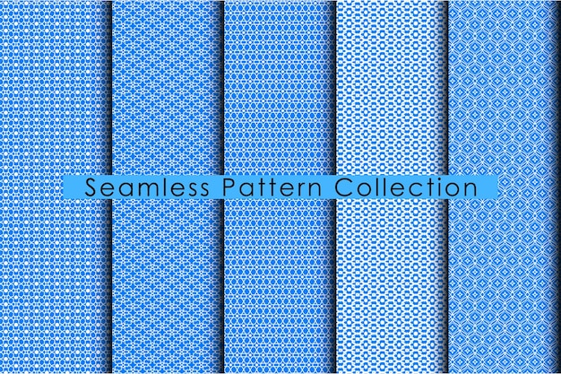 Geometric luxury pattern set Geometric Seamless pattern set