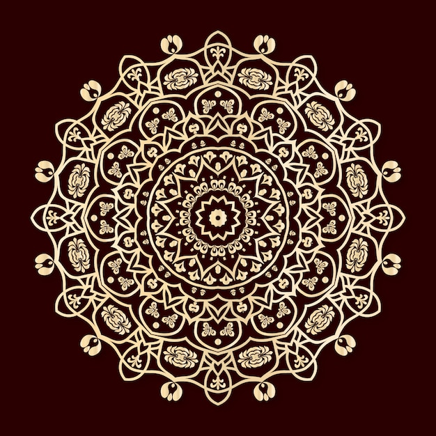 Geometric mandala design