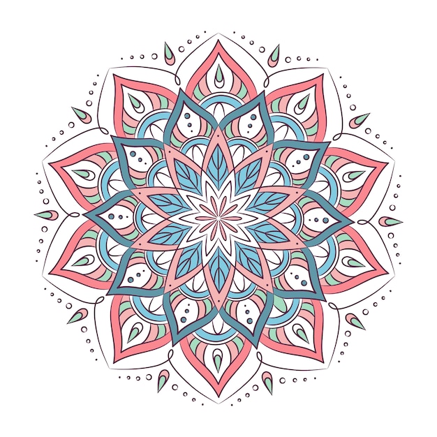 Geometric mandala design