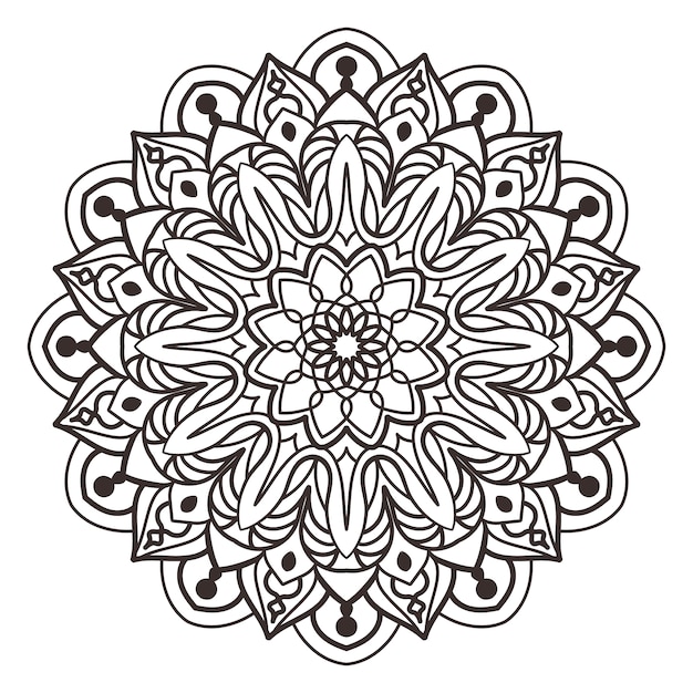 Geometric mandala design