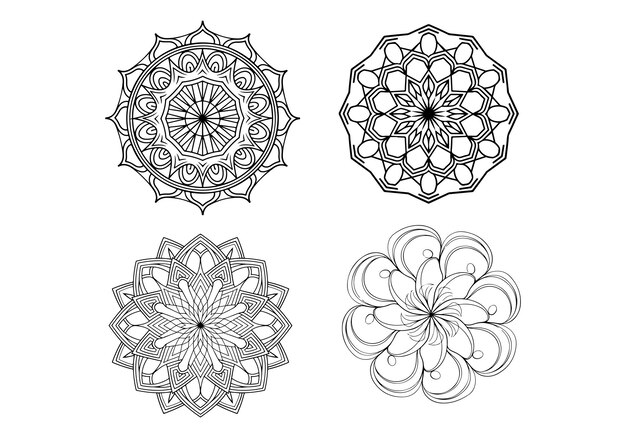 A geometric mandala pattern The mandala consists of intricate