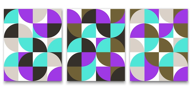 Geometric minimalistic pattern