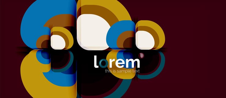 Vector geometric modern abstract background