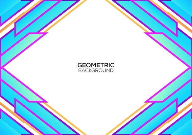 Geometric modern design background gradient blue