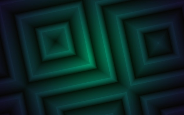 Geometric modern green  abstract background