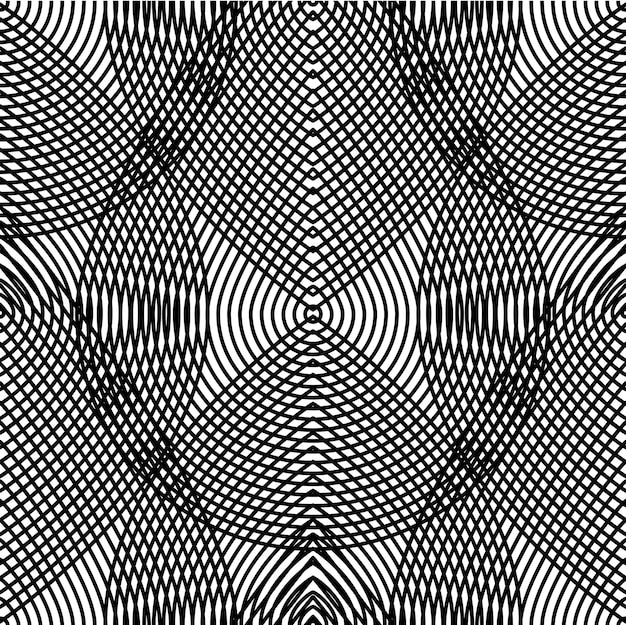 geometric monochrome stripy seamless pattern, black and white vector abstract background. graphic symmetric backdrop.