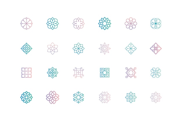 Geometric Ornament Vector Bundle