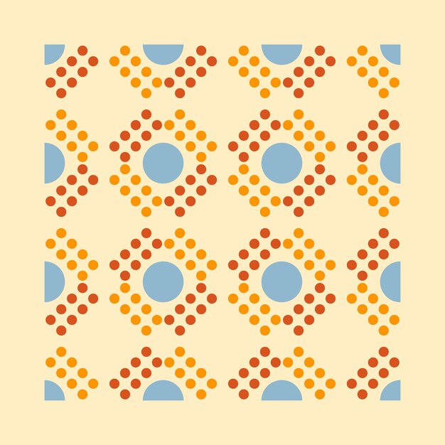 Vector geometric pattern 43