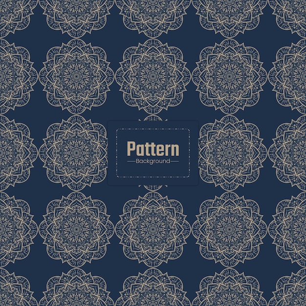 기하학적 패턴 배경 만다라 꽃 기하학적 색상 패턴 벡터 일러스트 레이 션