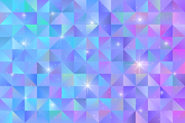 Geometric pattern background with blinked star light. polygon wallpaper