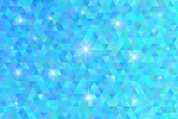 Geometric pattern background with blinked star light. polygon wallpaper