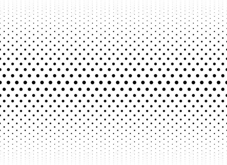 Vector ⁇ 색 배경에 있는 검은 원의 기하학적 패턴 한 방향으로 무 ⁇