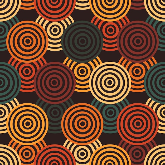 Geometric pattern of circles