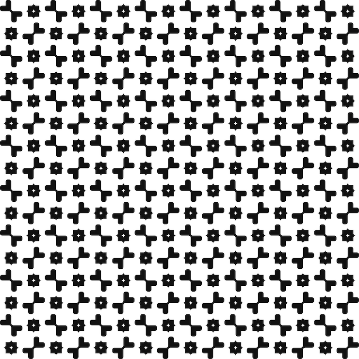 Vector geometric pattern design art print