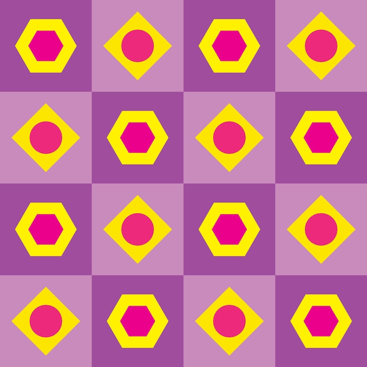 Vector geometric pattern design art seamless doodle contemporary modern background for fabric illustration