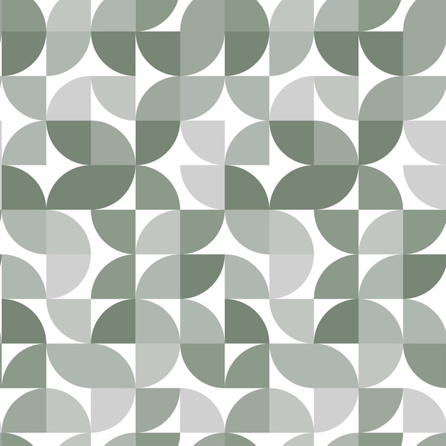 Geometric pattern design green shadings