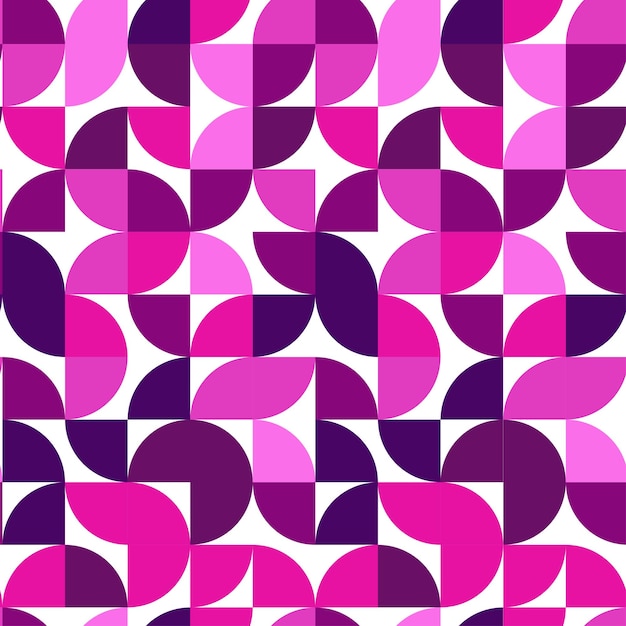 Geometric pattern design pink shadings