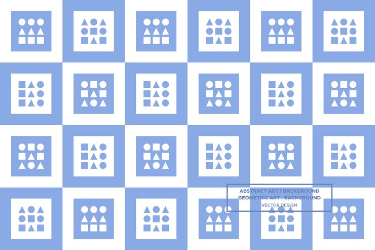 Vector geometric pattern geometric background abstract background website design elements mixed shapes