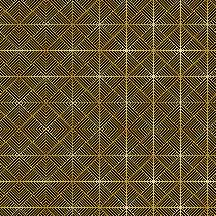 Vector geometric pattern gold