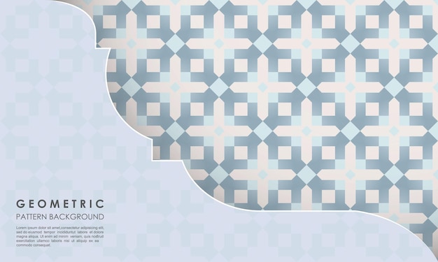 Geometric pattern islamic background concept