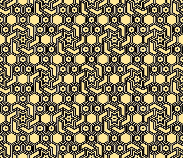 Vector geometric pattern in islamic style.