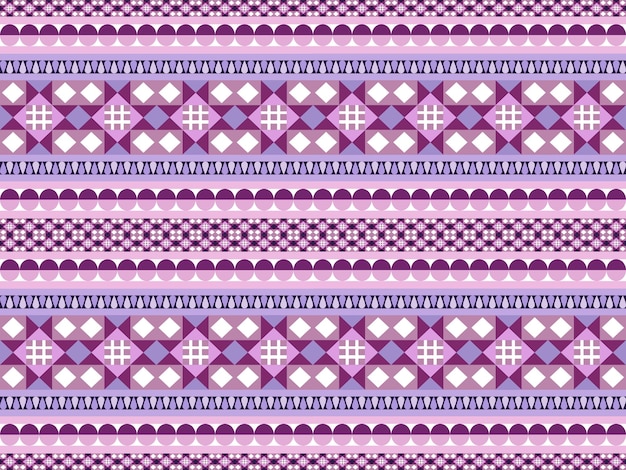 geometric pattern print border seamless pattern illustration