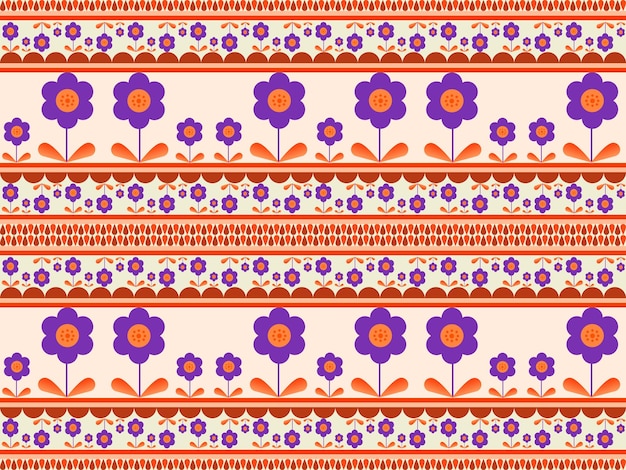 geometric pattern print border seamless pattern illustration