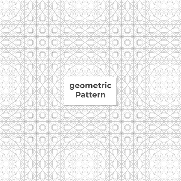 Geometric pattern seamless background vector design