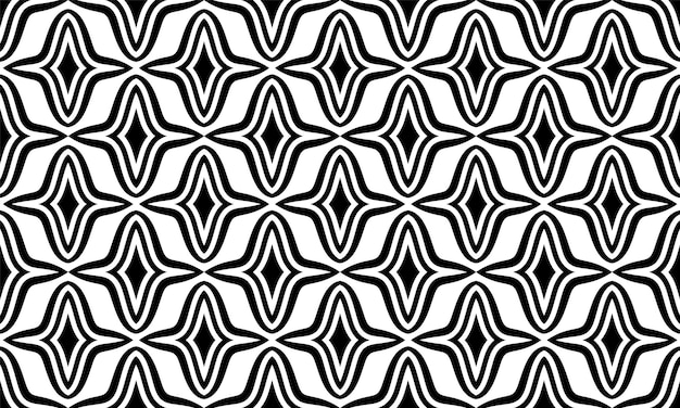 geometric pattern, seamless repeated pattern on white background with black color