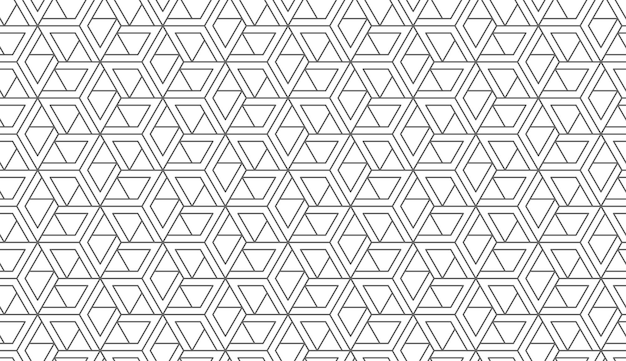 Geometric pattern seamless trendy design vector background for web backdrop or paper print