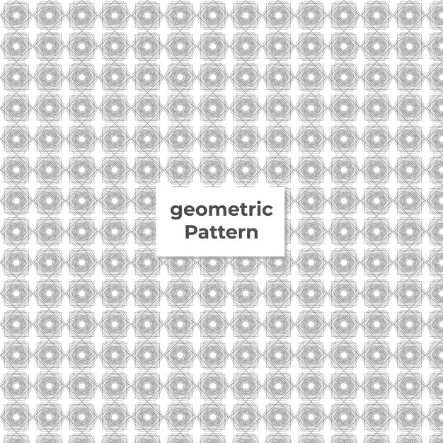 Geometric pattern seamless vector design