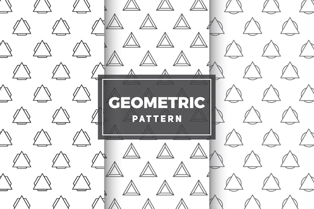 Geometric pattern set. simple, minimalist designs.