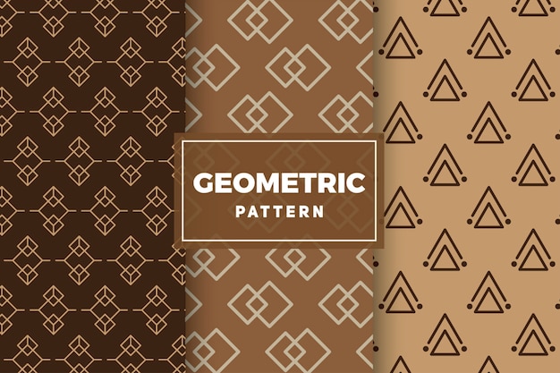 기하학적 패턴을 설정합니다. 단순하고 미니멀 한 디자인.