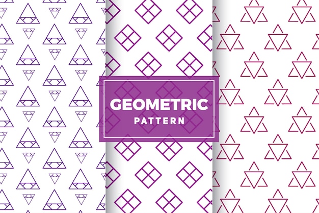 Geometric pattern set. simple, minimalist designs.