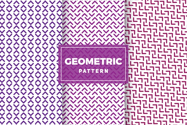 Geometric pattern set. simple, minimalist designs