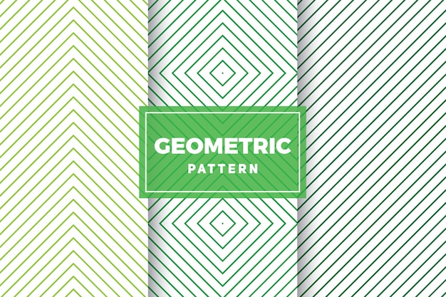 Set di motivi geometrici. design semplici e minimalisti