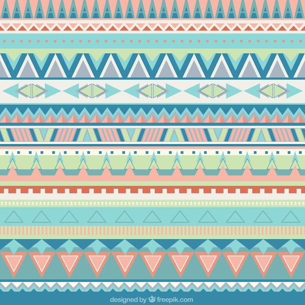 Geometric pattern in soft tones