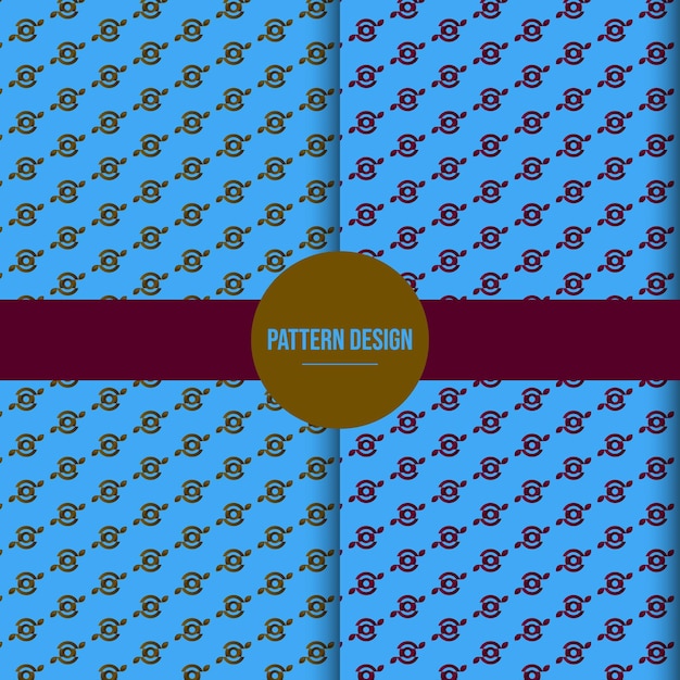 Geometric Pattern on Two Color Variation